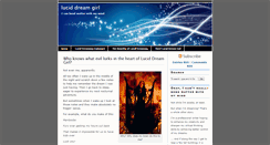 Desktop Screenshot of luciddreamgirl.com